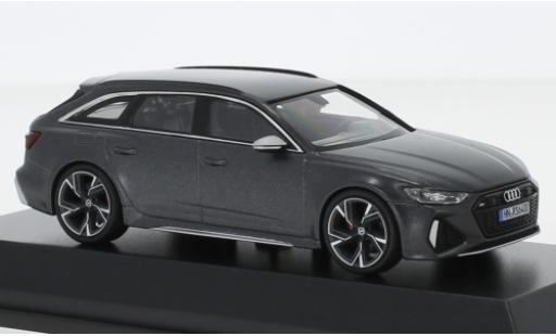 Diecast model cars Audi RS6 avant (C8) matt-grey 2019 1/43 Minichamps