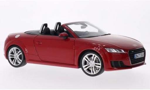 Diecast model cars Audi TT roadster red 2015 1/18 Minichamps