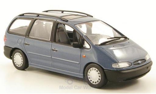 Diecast model cars Ford Galaxy Berline MKI metallic blue 1995 1/43 Minichamps