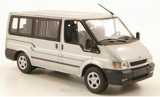 Diecast model cars Ford Transit Bus Euroline grey 2000 without Vitrine 1/43 Minichamps