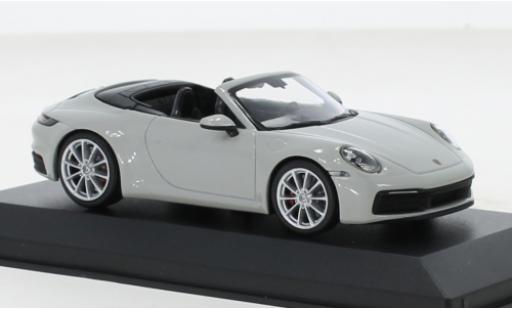 Diecast model cars Porsche 911 S Carrera Convertible grey 2019 1/43 Minichamps