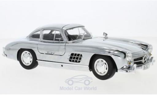 Diecast model cars Mercedes 300 Coupe SL (W198) chrom 1954 1/18 Minichamps