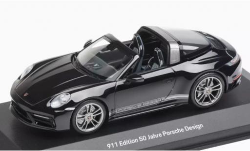 Diecast model cars Porsche 911 Targa black 50 Jahre Design 1/43 Minichamps