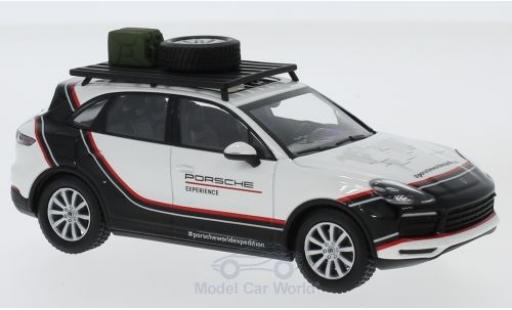 Diecast model cars Porsche Cayenne S white/black 2018 World Expedition 1/43 Minichamps