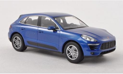 Diecast model cars Porsche Macan S metallic blue 2013 1/43 Minichamps
