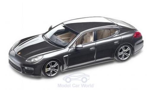 Diecast model cars Porsche Panamera Turbo S metallic grey 1/43 Minichamps