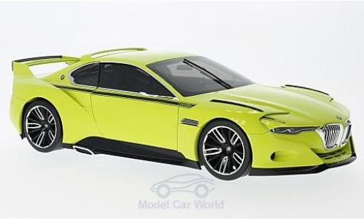 Diecast model cars Bmw 3.0 CSL Hommage yellow Hommage Collection without Vitrine 1/18 Norev