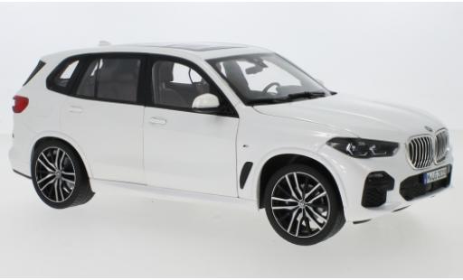 Diecast model cars Bmw X5 suv (G05) metallic white 2018 1/18 Norev