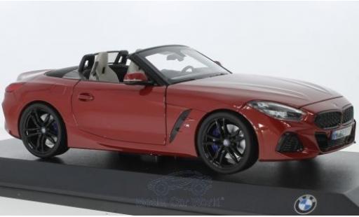 Diecast model cars Bmw Z4 roadster (G29) red 2019 1/18 Norev
