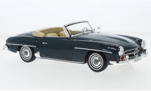 Diecast model cars Mercedes 190 Base SL (W121) blue 1955 1/18 Norev