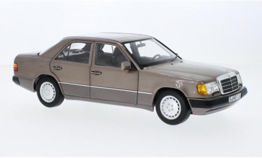 Diecast model cars Mercedes 230 Base E (W124) metallise beige 1989 1/18 I Norev