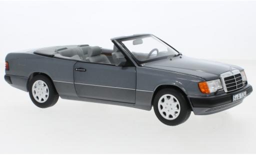 Diecast model cars Mercedes 300 Coupe CE-24 Convertible (A124) metallise grey 1991 1/18 Norev