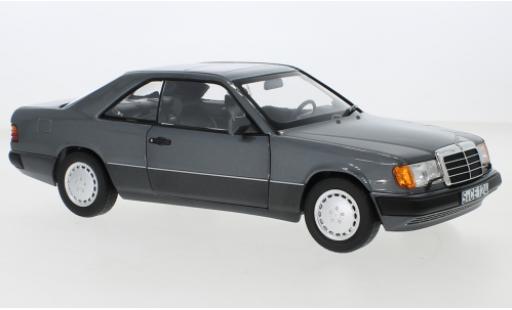 Diecast model cars Mercedes Classe E Coupe 300 CE-24 (C124) metallise grey 1988 1/18 Norev