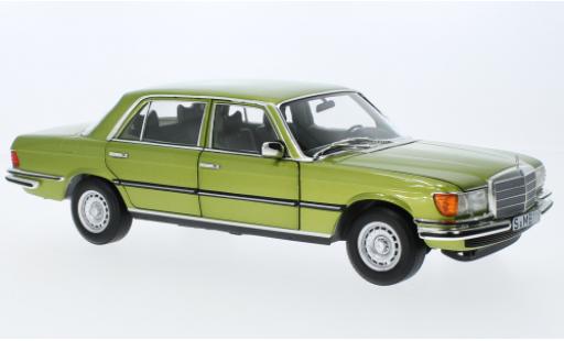 Diecast model cars Mercedes 450 Base SEL (W116) metallise la chaux 1976 1/18 I Norev