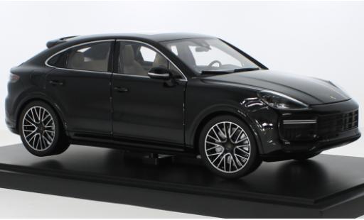 Diecast model cars Porsche Cayenne Turbo Coupe black 2019 1/18 I Norev