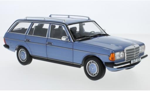 Diecast model cars Mercedes 200 Coupe T (S123) metallic blue 1980 1/18 Norev