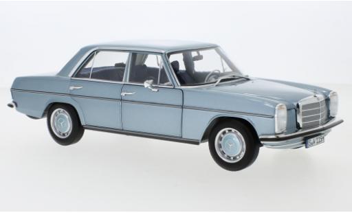 Diecast model cars Mercedes 200 Base (W115) metallic blue 1968 1/18 Norev
