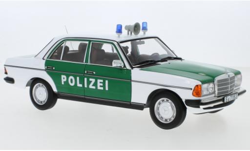 Diecast model cars Mercedes 200 Coupe (W123) Police (D) 1/18 Norev