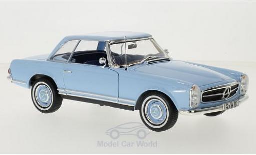 Diecast model cars Mercedes 230 Base SL (W113) HardTop blue 1963 1/18 Norev