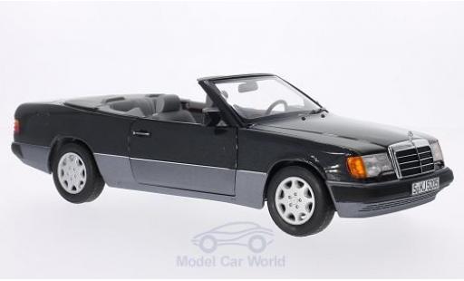 Diecast model cars Mercedes 300 Coupe CE-24 (A124) Convertible metallic black/metallic grey Softtop zum aufsetzen liegt bei 1/18 Norev