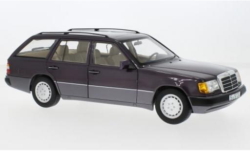 Diecast model cars Mercedes 300 Coupe D T-Modell (S124) metallise purple 1989 1/18 I Norev