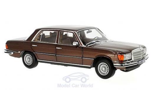 Diecast model cars Mercedes 450 Base 6.9 (W116) metallic brown 1976 1/18 Norev