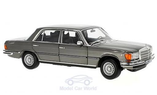 Diecast model cars Mercedes 450 Base 6.9 (W116) metallic grey 1976 1/18 Norev
