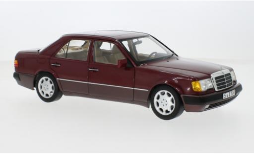 Diecast model cars Mercedes 500 Base E (W124) metallise red 1991 1/18 I Norev