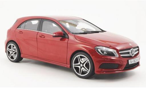 Diecast model cars Mercedes Classe A Base (W176) red 2012 1/18 Norev