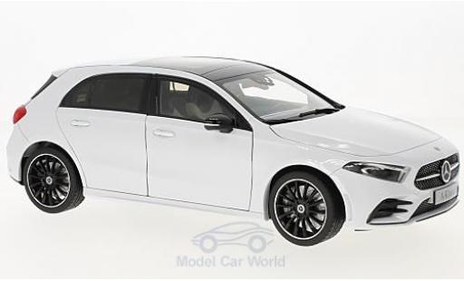 Diecast model cars Mercedes Classe A Base (W177) metallic white 2018 1/18 Norev