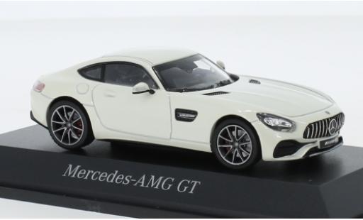 Diecast model cars Mercedes AMG GT Base (C190) metallic white 1/43 Norev