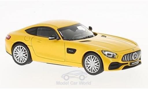 Diecast model cars Mercedes AMG GT Coup&eacute; Base Coupe metallic yellow 1/43 Norev