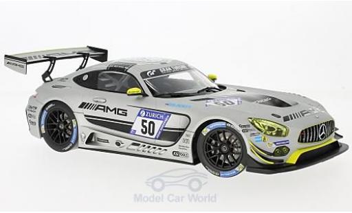 Diecast model cars Mercedes AMG GT GT3 3 No.50 HTP Motorsport 24h N&Atilde;&frac14;rburgring 2017 D.Baumann/M.Buhk/E.Mortara/E.Sandstr&Atilde;&para;m 1/18 Norev