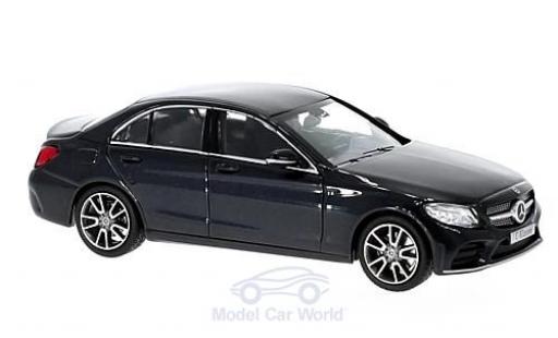 Diecast model cars Mercedes Classe C Base Mopf (W205) metallic blue 1/43 Norev