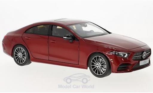 Diecast model cars Mercedes CLS Base Coupe (C257) metallic red 2018 1/18 Norev