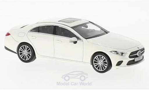 Diecast model cars Mercedes CLS Base Coupe (C257) white 2018 1/43 Norev