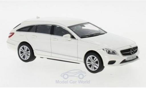 Diecast model cars Mercedes CLS Shooting Brake (X218) white 2014 1/43 Norev