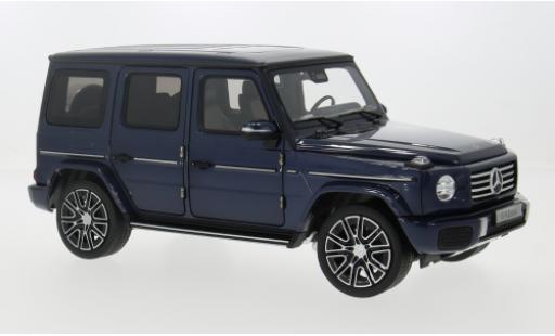 Diecast model cars Mercedes Classe G AMG Line (W465) blue 1/18 I Norev