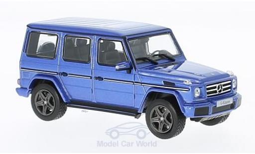 Diecast model cars Mercedes Classe G Base (W463) metallic blue 1/43 Norev