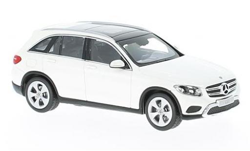 Diecast model cars Mercedes GLC Base (X253) metallic white 1/43 Norev