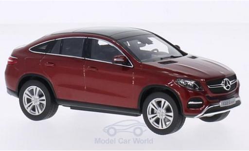 Diecast model cars Mercedes GLE Coupe (C292) metallic red 1/43 Norev