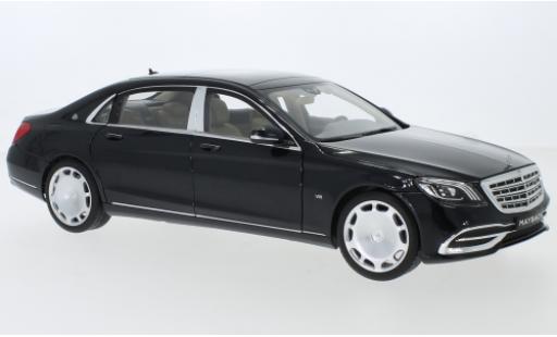 Diecast model cars Mercedes Classe S Base Maybach S 650 (X222) metallic black 1/18 Norev