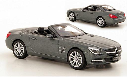 Diecast model cars Mercedes Classe SL Base (R231) metallic grey 2012 toit &iuml;&iquest;&frac12; aufsetzen couch&Atilde;&copy; avec 1/43 Norev
