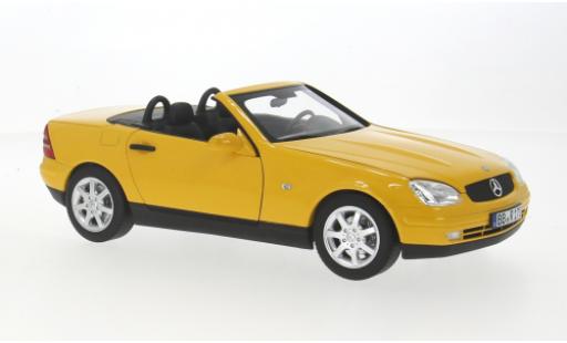 Diecast model cars Mercedes SLK Base (R170) yellow 1/18 I Norev