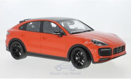 Diecast model cars Porsche Cayenne S Coupe orange 2019 1/43 Norev
