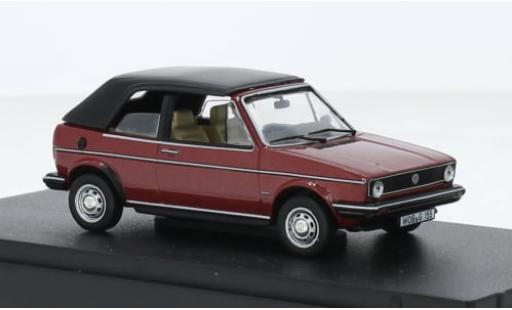 Diecast model cars Volkswagen Golf Cabriolet I Convertible metallise red 1978 1/43 I Norev
