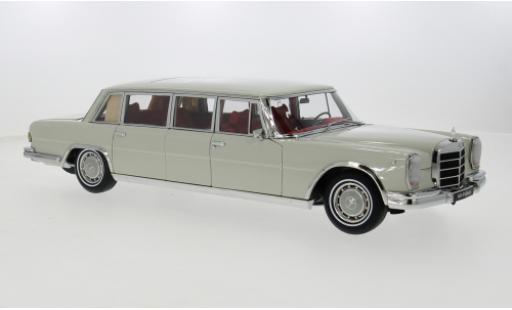Diecast model cars Mercedes 600 Pullman (W100) grey 1963 1/18 I NZG