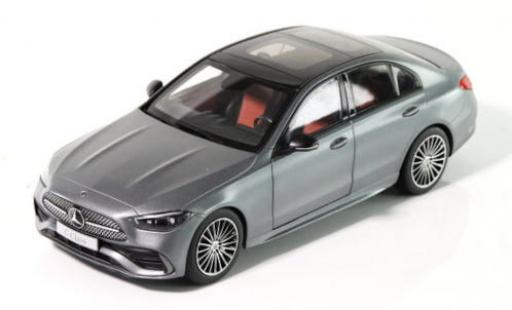 Diecast model cars Mercedes Classe C Base (W206) metallic grey 2021 1/18 NZG