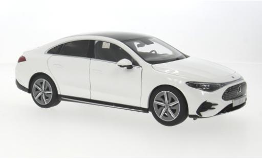 Diecast model cars Mercedes CLA Base (C174) BEV white 2025 1/18 I NZG