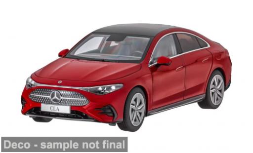 Diecast model cars Mercedes CLA Base (C178) HEV red 2025 1/18 I NZG